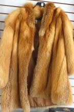 RED FOX FUR COAT