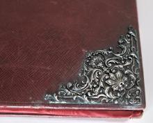 STERLING MOUNTED BLOTTER BOOK