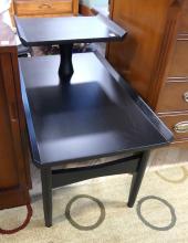 PAIR OF MCM STEP END TABLES