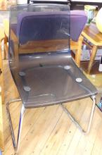 TWO MCM ACRYLIC CHAIRS