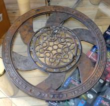 SIGN AND GRATE