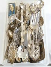 SILVERPLATE CUTLERY AND SERVERS
