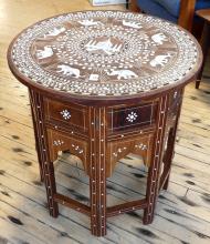 TEAK TABOURET TABLE