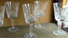 WATERFORD "LISMORE" WATER GOBLETS