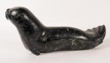 INUIT SOAPSTONE "SEAL" CARVING