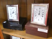 THREE STERLING CLOCKS