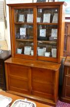 VINTAGE BOOKCASE CABINET