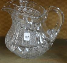 DIAMOND CUT CRYSTAL BEVERAGE SET