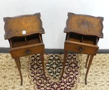 PAIR OF DIMINUTIVE TABLES