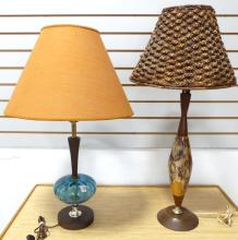 TWO MCM TABLE LAMPS