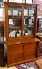 VINTAGE BOOKCASE CABINET