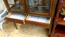 MAHOGANY DISPLAY CABINET