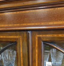 MAHOGANY DISPLAY CABINET