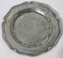 PEWTER PLATE