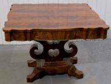 MAHOGANY BREAKFAST TABLE