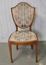 SATINWOOD SIDE CHAIR