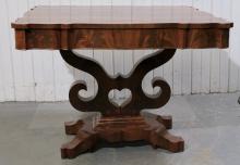 MAHOGANY BREAKFAST TABLE