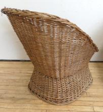 PAIR WICKER CHAIRS