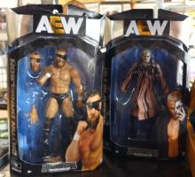 FOUR AEW WRESTLING FIGURES