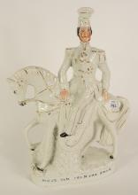 "HAVE YOU SEEN THE SHAH" STAFFORDSHIRE FIGURINE