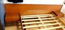 TEAK FLOATING DOUBLE BED