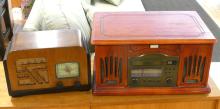 WOOD CASE RADIO AND STEREO