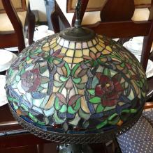 PAIR OF TIFFANY STYLE TABLE LAMPS