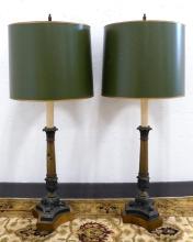 THREE TABLE LAMPS