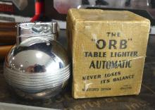 TABLE LIGHTER, CAMERA AND STEVE YZERMAN DISPLAY
