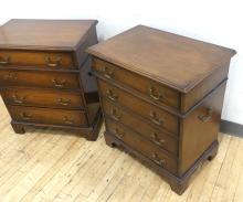 PAIR OF ANTIQUE BACHELOR'S CHESTS