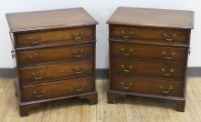 PAIR OF ANTIQUE BACHELOR'S CHESTS