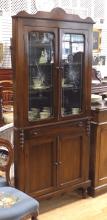 VINTAGE WALNUT CORNER CABINET