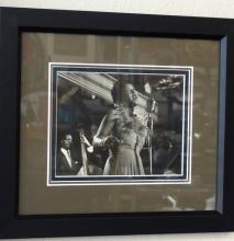 TWO FRAMED "MUSIC ARTIST" PRINTS