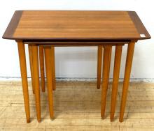 TEAK NESTING TABLES