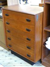 MCM TEAK CHEST OF DRAWERS