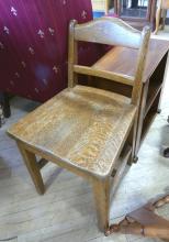 BOX LOT AND CHAIR