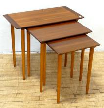 TEAK NESTING TABLES