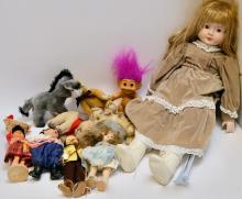 DOLLS, STEIFF, ETC.