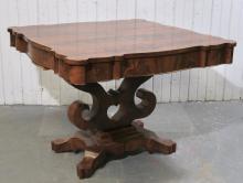 MAHOGANY BREAKFAST TABLE