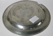18TH CENTURY PEWTER CHARGER