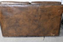 LEATHER SOFA AND CHAIR
