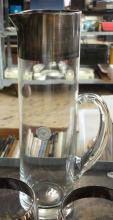 BEVERAGE SET, WINE CARAFE, WINE JUG AND GOBLETS