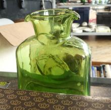 BEVERAGE SET, WINE CARAFE, WINE JUG AND GOBLETS
