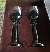 BEVERAGE SET, WINE CARAFE, WINE JUG AND GOBLETS