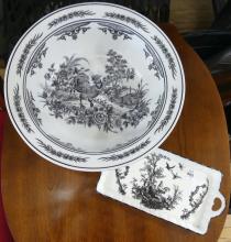 "ROOSTER" BOWL AND TRAY