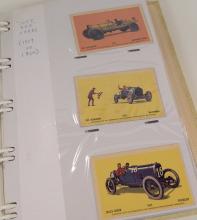 ALBUM OF 1950'S AUTOMOTIVE CARDS