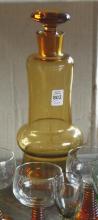 MCM DECANTER SET AND STEMWARE