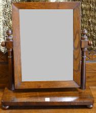 MAHOGANY DRESSER TOP SWING MIRROR