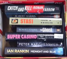 THREE BOXES OF NOVELS