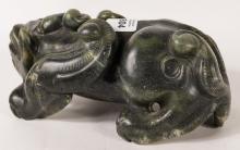 CHINESE "FOO DOG" CARVING